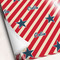 Stars and Stripes Wrapping Paper - 5 Sheets
