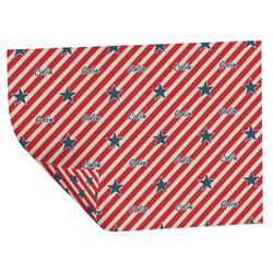 Stars and Stripes Wrapping Paper Sheets - Double-Sided - 20" x 28" (Personalized)