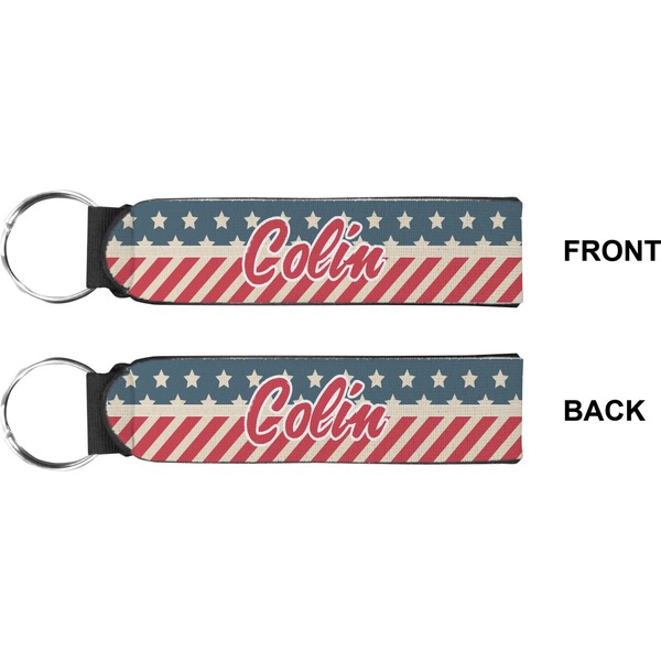 Stars and Stripes Wristlet (Front + Back)