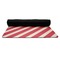 Stars and Stripes Yoga Mat Rolled up Black Rubber Backing