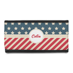 Stars and Stripes Leatherette Ladies Wallet (Personalized)