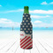 Stars and Stripes Zipper Bottle Cooler - LIFESTYLE