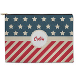 Stars and Stripes Zipper Pouch (Personalized)
