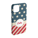 Stars and Stripes iPhone Case - Plastic - iPhone 15 (Personalized)