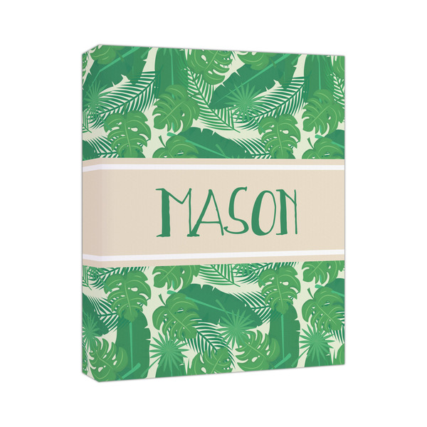 Custom Tropical Leaves #2 Canvas Print - 11x14 (Personalized)