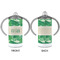 Tropical Leaves #2 12 oz Stainless Steel Sippy Cups - APPROVAL