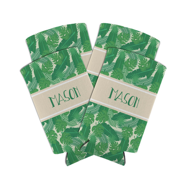 Tropical Leaves #2 12oz Tall Can Sleeve - Set of 4 - MAIN