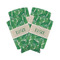 Tropical Leaves #2 Can Cooler (tall 12 oz) - Set of 4 (Personalized)