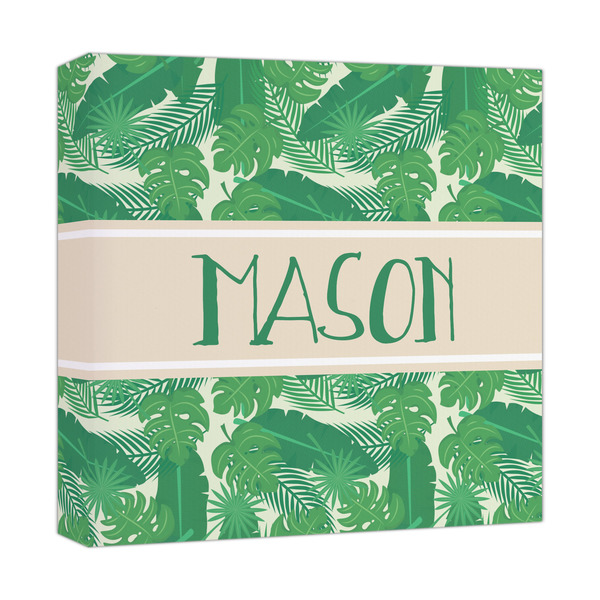 Custom Tropical Leaves #2 Canvas Print - 12x12 (Personalized)