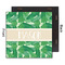 Tropical Leaves #2 12x12 Wood Print - Front & Back View
