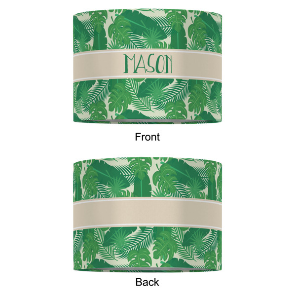 Tropical Leaves #2 16" Drum Lampshade - APPROVAL (Fabric)