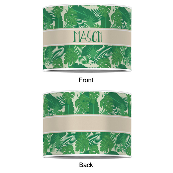 Tropical Leaves #2 16" Drum Lampshade - APPROVAL (Poly Film)
