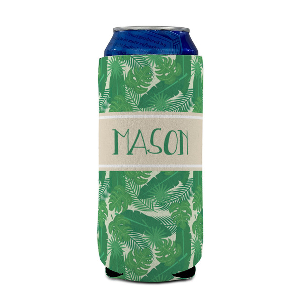 Tropical Leaves #2 16oz Can Sleeve - FRONT (on can)