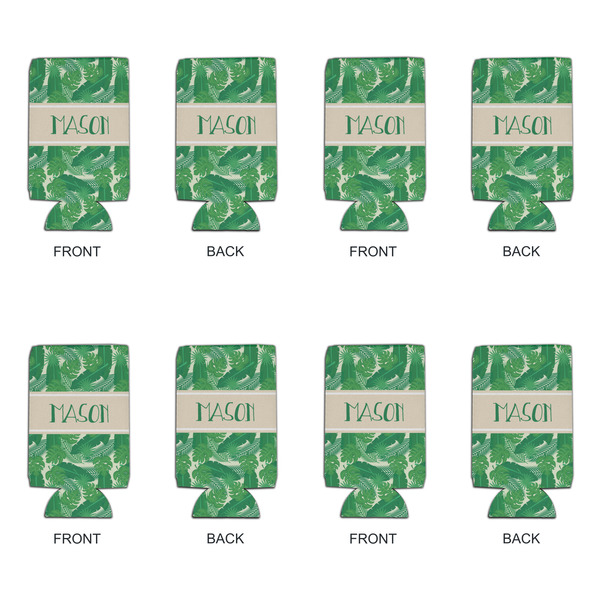 Tropical Leaves #2 16oz Can Sleeve - Set of 4 - APPROVAL