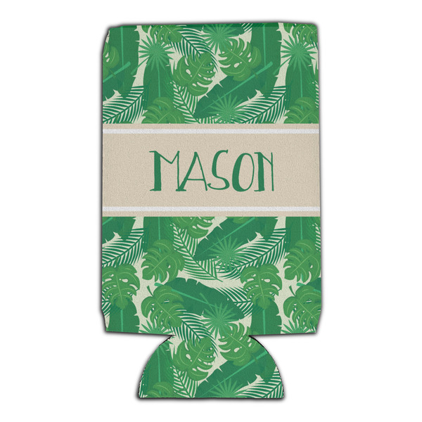 Tropical Leaves #2 16oz Can Sleeve - Set of 4 - FRONT