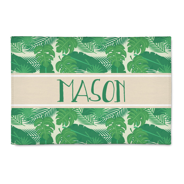 Custom Tropical Leaves #2 2' x 3' Indoor Area Rug (Personalized)