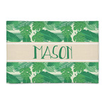 Tropical Leaves #2 Patio Rug (Personalized)