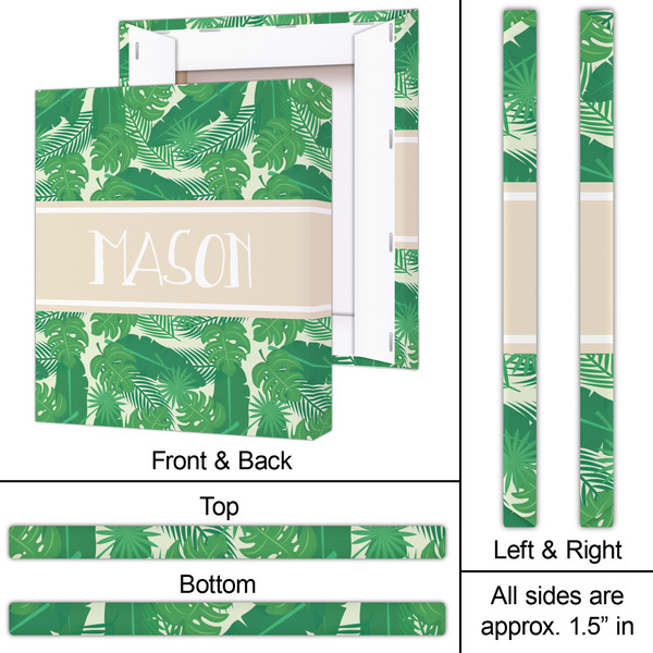 Tropical Leaves #2 20x24 - Canvas Print - Approval