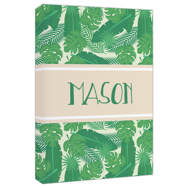 Custom Tropical Leaves #2 Canvas Print - 20x30 (Personalized)