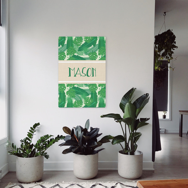 Tropical Leaves #2 20x30 - Canvas Print - In Context