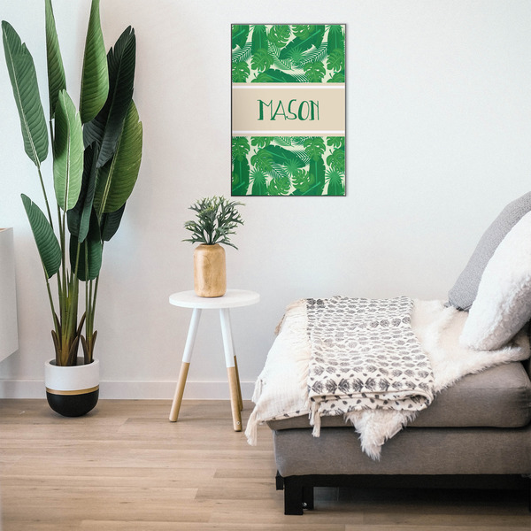 Tropical Leaves #2 20x30 Wood Print - In Context