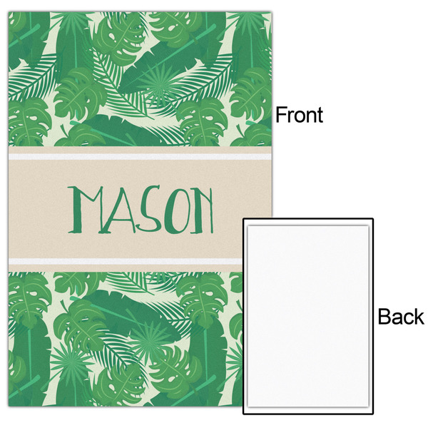 Tropical Leaves #2 24x36 - Matte Poster - Front & Back