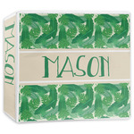 Tropical Leaves #2 3-Ring Binder - 3 inch (Personalized)