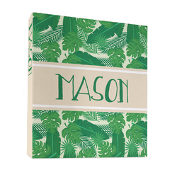 Tropical Leaves #2 3 Ring Binder - Full Wrap - 1" (Personalized)