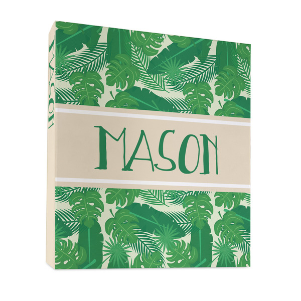 Tropical Leaves #2 3 Ring Binders - Full Wrap - 1" - FRONT