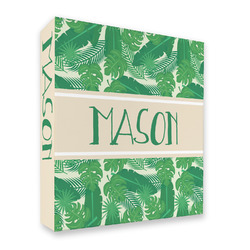 Tropical Leaves #2 3 Ring Binder - Full Wrap - 2" (Personalized)