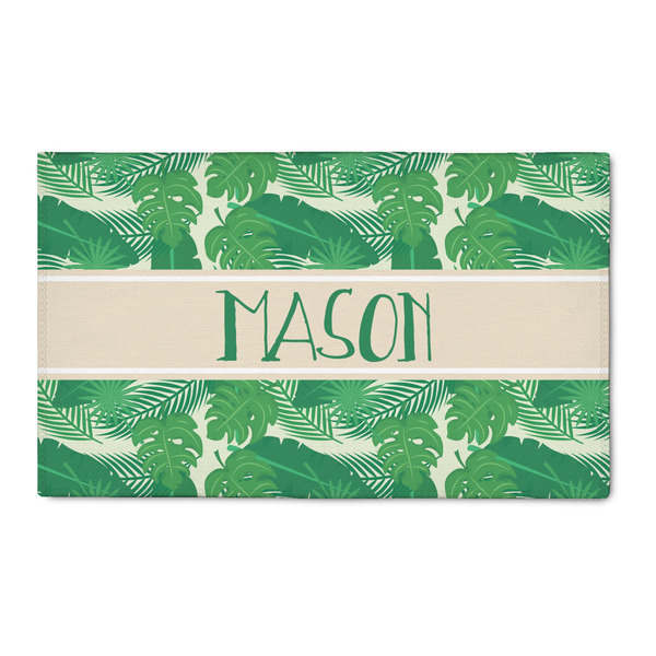 Custom Tropical Leaves #2 3' x 5' Patio Rug (Personalized)