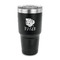 Tropical Leaves #2 30 oz Stainless Steel Ringneck Tumblers - Black - FRONT