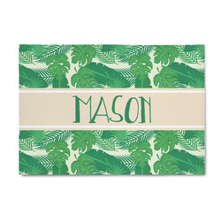 Tropical Leaves #2 4' x 6' Patio Rug (Personalized)