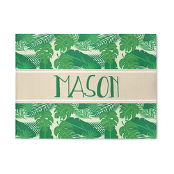 Tropical Leaves #2 5' x 7' Patio Rug (Personalized)