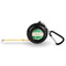 Tropical Leaves 2 6-Ft Pocket Tape Measure with Carabiner Hook - Front
