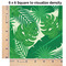 Tropical Leaves 2 6x6 Swatch of Fabric