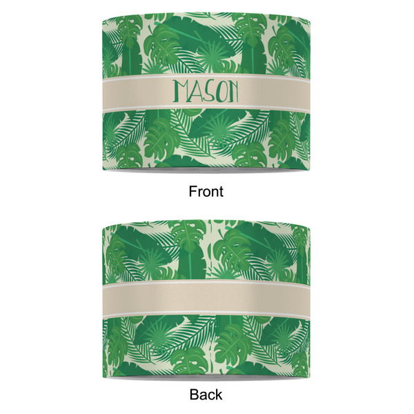 Tropical Leaves #2 8" Drum Lampshade - APPROVAL (Fabric)