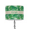Tropical Leaves #2 8" Drum Lampshade - ON STAND (Poly Film)