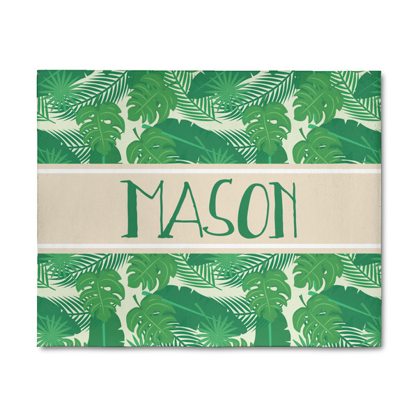 Custom Tropical Leaves #2 8' x 10' Patio Rug (Personalized)