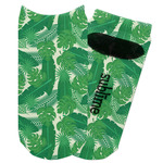 Tropical Leaves #2 Adult Ankle Socks (Personalized)