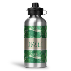 Tropical Leaves #2 Water Bottles - 20 oz - Aluminum (Personalized)