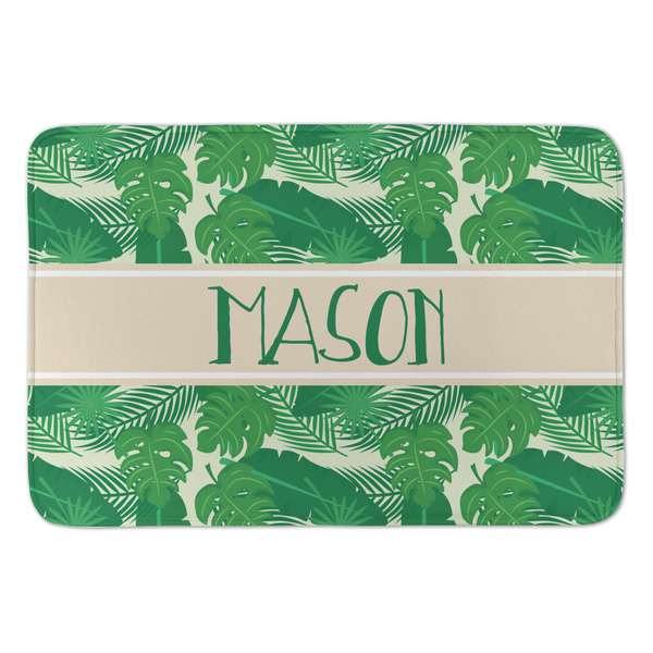 Custom Tropical Leaves #2 Anti-Fatigue Kitchen Mat (Personalized)