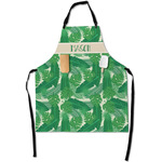 Tropical Leaves #2 Apron With Pockets w/ Name or Text