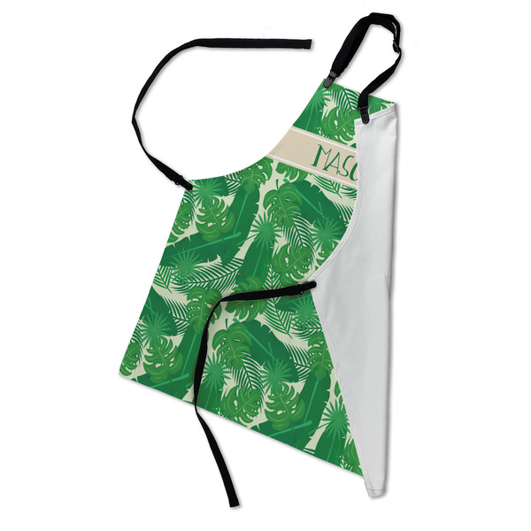 Tropical Leaves 2 Apron - Folded