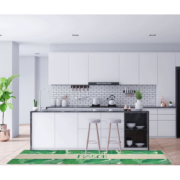 Tropical Leaves 2 Area Rug Sizes