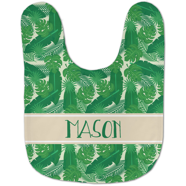 Tropical Leaves #2 Baby Bib - AFT flat