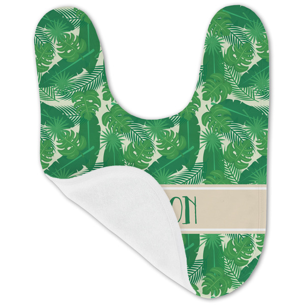 Tropical Leaves #2 Baby Bib - AFT folded