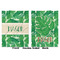 Tropical Leaves 2 Baby Blanket (Double Sided - Printed Front and Back)
