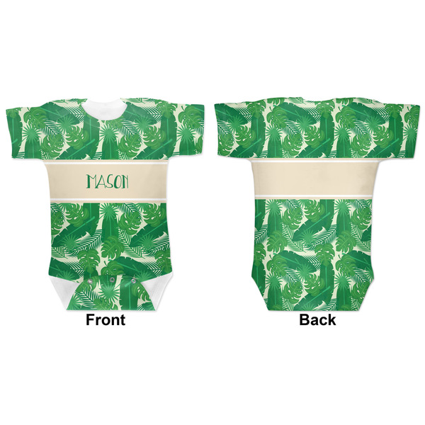Tropical Leaves 2 Baby Bodysuit Approval