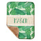 Tropical Leaves #2 Sherpa Baby Blanket - 30" x 40" w/ Name or Text